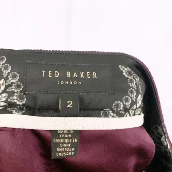 Ted Baker Jurisa Mesh Panelled Full Skirt